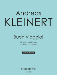 VV 228 • KLEINERT - Buon viaggio! for Viola and Piano